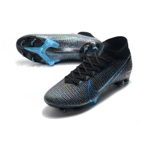 Kopačky Pánské Nike Mercurial Superfly 7 Elite DF FG vlnová délka černá modrá